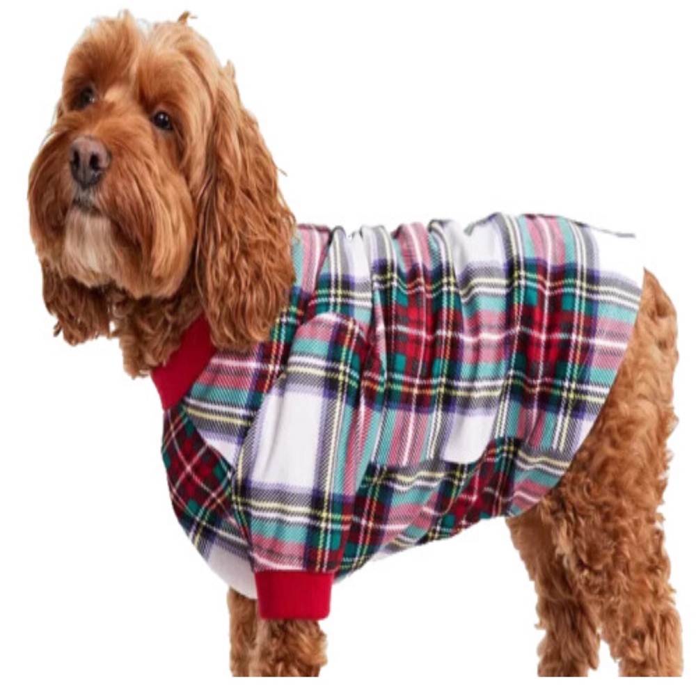 COPY - Family Pajamas PJ Dog Brinkley Plaid Large